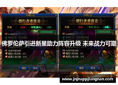 佛罗伦萨引进新星助力阵容升级 未来战力可期